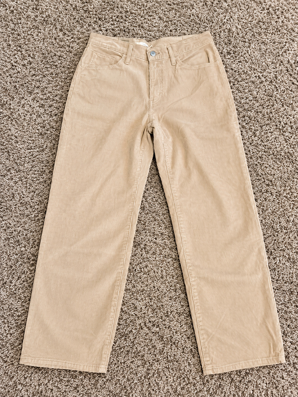 Levi’s ’94 Baggy Corduroy Pants – Tan/Cream – Size 30x30 – NWT
